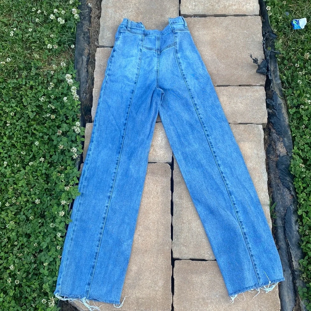 Wide leg high waisted jeans - Picture 3 of 3